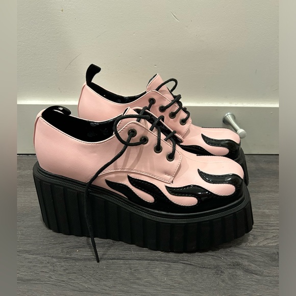 LAMODA GIRLS ON TOUR CHUNKY PLATFORM CREEPER SHOES - Picture 7 of 7